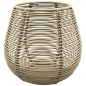 Preview: Dazz Lantern Cream – Modern Metal Wire Tealight Holder in 2 Sizes (9 cm & 12 cm)