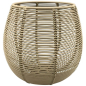 Preview: Dazz Lantern Cream – Modern Metal Wire Tealight Holder in 2 Sizes (9 cm & 12 cm)