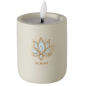 Preview: Boltze LED Lantern Bali – Handcrafted Concrete Table Light with Lotus Motif & Timer