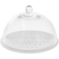 Preview: Glass Cloche with Porcelain Plate "Love" – Elegant Display for Sweets & Decor H: 9.5 cm