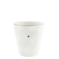 Preview: "Natural Shape" Mug with Small Black Heart by Bastion Collections