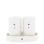 Preview: Salt and Pepper Shakers with Saucer by Bastion Collections