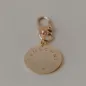 Preview: Eulenschnitt Schlüsselanhänger Mama – Eleganter Emaille-Anhänger in Rosa & Gold