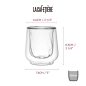 Preview: Espresso glass double-walled in a set
