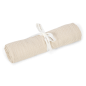 Preview: Little Dutch Stoffwindel / Pucktuch 120x120 cm „Beige Gestreift“ – 100% Bio-Baumwolle