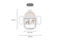 Preview: Antidrip Drinking Cup 200ml Little Farm