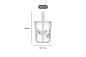 Preview: Children's Drinking Glass with Straw "Fairy Garden"