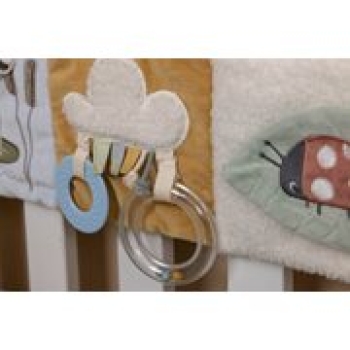 Fabric book for cot or playpen "Little Goose"