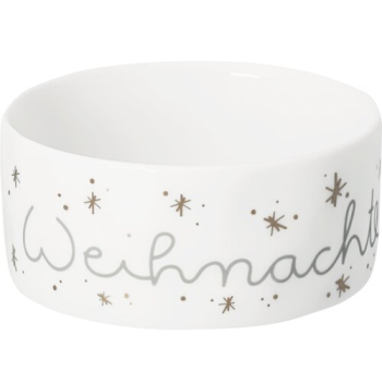 Preview: Räder Design Winterlicht „Ist schon wieder Weihnachten?“ – Porzellan-Windlicht mit Gold-Brillantdruck