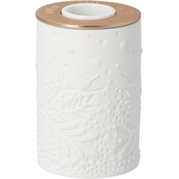 Räder Design Candle Holder "Winterwunder" – Porcelain Taper Candle Holder with Gold Print