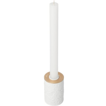 Räder Design Candle Holder "Winterwunder" – Porcelain Taper Candle Holder with Gold Print