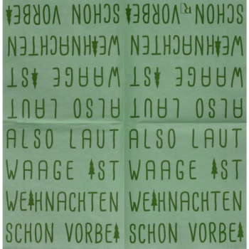 Preview: Räder Design Cocktailservietten „Also laut Waage“ 25x25 cm – 20 Stück