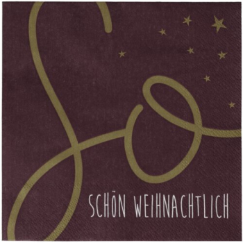 Räder Design Lunchservietten „So schön weihnachtlich“ 33x33 cm