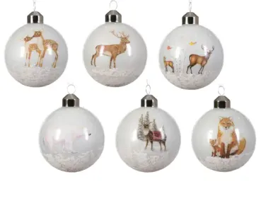 Christbaumkugel, Weihnachtskugel Tiere