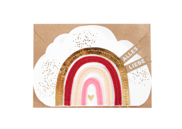 Rainbow card. Lots of Love