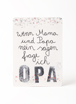 Family Postkarte "Opa"