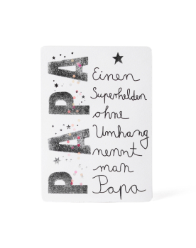Family Postkarte "Papa"