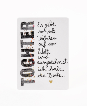 Family Postkarte "Tochter"