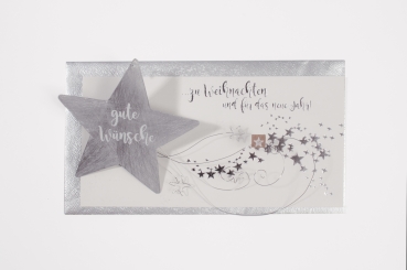 Preview: Sternschnuppen Karte "Gute Wünsche" von "good old friends"