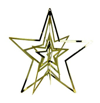 Star “Marva” – Golden Elegance for Festive Decoration
