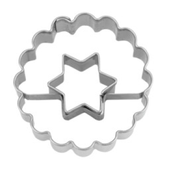 Ausstecher "Linzer mit Stern"