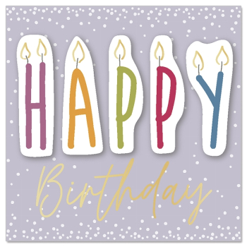 Minicard "Happy Birthday"