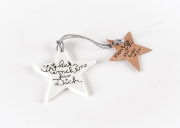 Sterntaler, kleines Geschenk, Geschenkanhänger