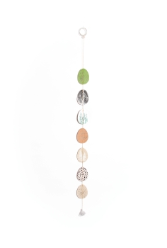 Eierkette aus Papier natur