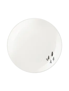 Dessertteller "Heart in snow"