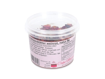 Rose petals burgundy