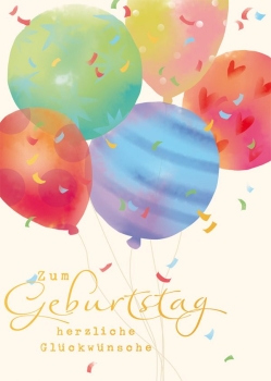 Card "Happy Birthday Congratulations"