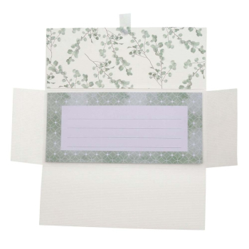 Preview: Gutscheinkuvert, Geschenkumschlag Eukalyptus