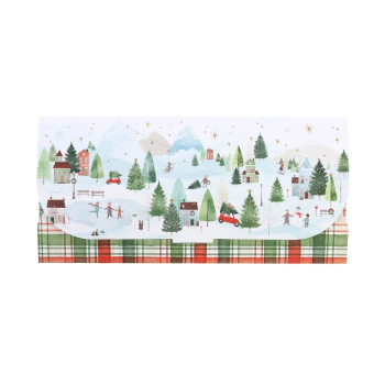 Voucher envelope, gift envelope "Winterscenery"