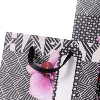 Gift Bag "Orchid Pattern"
