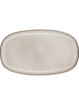 ASA Selection Oval Plate saisons – Handmade Serving Platter in Sand (31 x 18 cm)