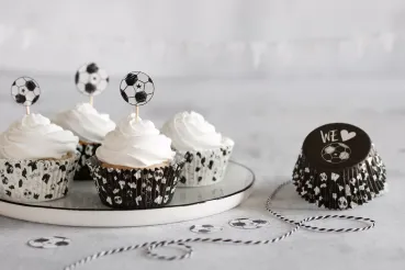 Backförmchen Muffinförmchen Fußball