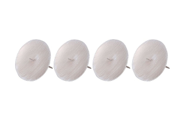 Kerzenhalter für Adventskränze (4er-Set) grau