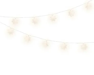 LED Lichterkette Papiersterne