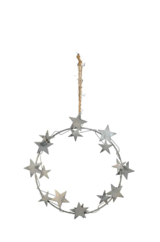 Metall-Sternenkranz Deko-Hänger Ø 26 cm