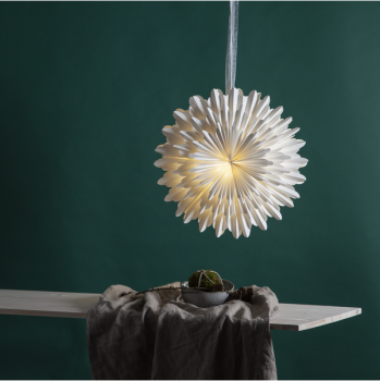 Papierstern "Snow" 50cm