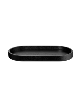 Wooden tray in 2 sizes, black