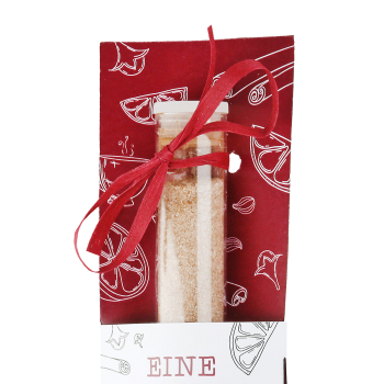 Preview: Eine Portion Glück – Weihnachtliches Getränkepulver im Reagenzglas