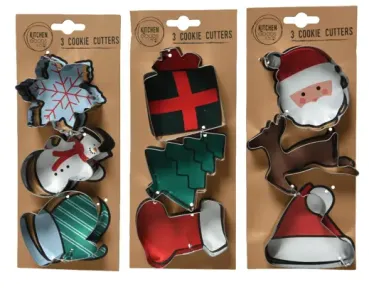 Keksausstecher "Weihnachten" 3er Set