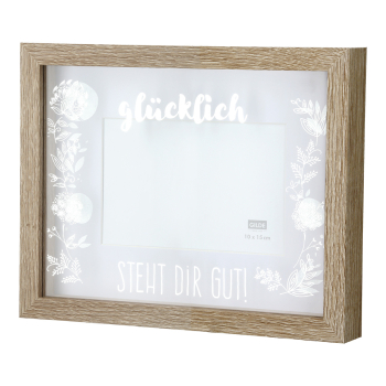Bilderrahmen „Bauerngarten“ – Glücklich steht dir gut