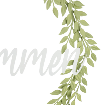 Preview: Metallkranz „Willkommen“