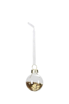 “Star Confetti” Bauble Set – 12 Glass Ornaments