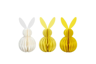 Osterhase Honeycomb zum Aufstellen