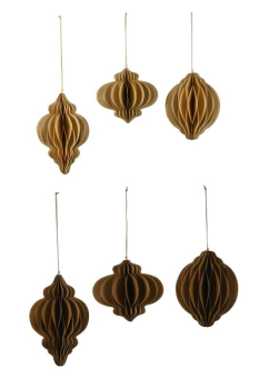 Papier-Ornament Deko-Hänger groß (ca. 13 x 12 cm)