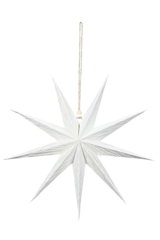 Preview: Paper Hanging Star – Folded Paper Star Decoration (3 Sizes)