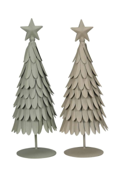 Metallbaum Aufsteller mit Sternenspitze